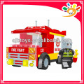 Hot sale blocks toys 120 pieces blocks toy truck blocks fire fighting truck toy